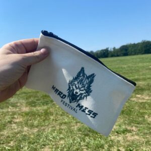 Pochette logo noir
